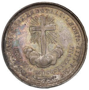Papal Medals Collection - Leo XIII (1878-1903). Medal 1888 a.X.Opus: F....