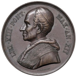 Papal Medals Collection - Leone XIII (1878-1903). Medaglia annuale 1889 a.XI...