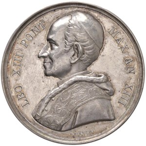 Papal Medals Collection - Leo XIII (1878-1903). Annual medal 1890 a.XI...