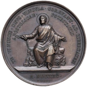 Papal Medals Collection - Leo XIII (1878-1903). Annual medal 1890 a.XI...