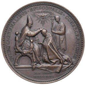 Papal Medals Collection - Leo XIII (1878-1903). Annual medal 1893 a.XV...