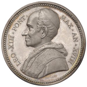 Papal Medals Collection - Leo XIII (1878-1903). Annual medal 1895 a.XV...