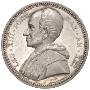 Papal Medals Collection - Leo XIII (1878-1903). Annual medal 1898 a.XX...