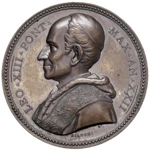 Papal Medals Collection - Leo XIII (1878-1903). Annual medal 1899 a.XX...