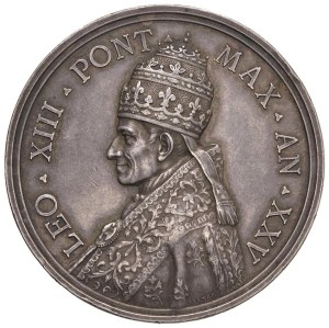 Papal Medals Collection - Leo XIII (1878-1903). Annual medal 1902 a.XX...
