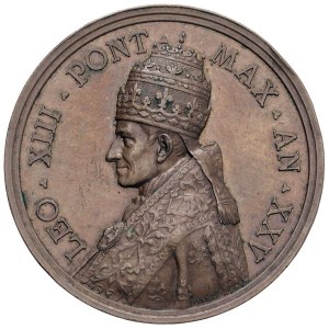 Papal Medals Collection - Leo XIII (1878-1903). Annual medal 1902 a.XX...
