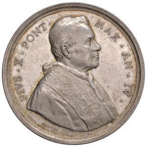Papal Medals Collection - Pius X (1903-1914). Annual medal 1906 a.IV. With.