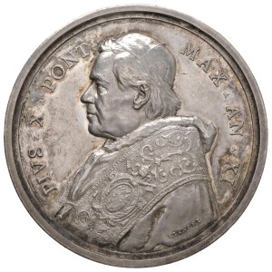 Papal Medals Collection - Pio X (1903-1914). Medaglia annuale 1913 a.XI. Il ...
