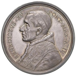 Papal Medals Collection - Benedict XV (1914-1922). Annual medal 1915 a....