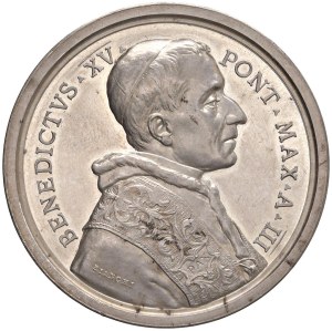 Papal Medals Collection - Benedict XV (1914-1922). Annual medal 1916 a....