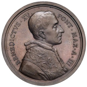 Papal Medals Collection - Benedict XV (1914-1922). Annual medal 1916 a....