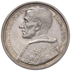 Papal Medals Collection - Benedict XV (1914-1922). Annual medal 1918 a....