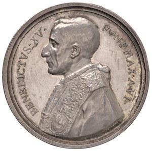 Papal Medals Collection - Benedict XV (1914-1922). Annual medal 1919 a....