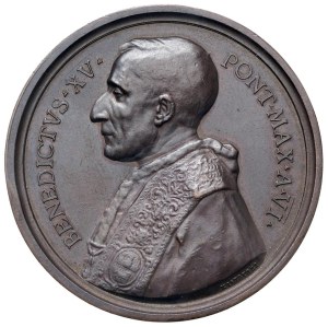 Papal Medals Collection - Benedict XV (1914-1922). Annual medal 1919 a....
