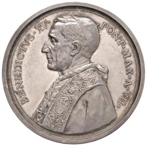 Papal Medals Collection - Benedetto XV (1914-1922). Medaglia annuale 1920 a....