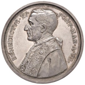 Papal Medals Collection - Benedict XV (1914-1922). Annual medal 1920 a....