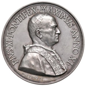 Papal Medals Collection - Pio XI (1922-1939). Medaglia annuale 1932 a.XI. La...