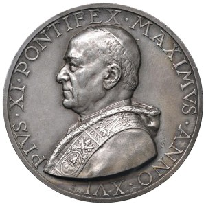 Papal Medals Collection - Pius XI (1922-1939). Annual medal 1937 a.XVI. P...