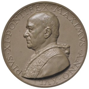 Papal Medals Collection - Pius XI (1922-1939). Annual medal 1937 a.XVI. P...