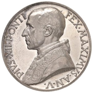 Papal Medals Collection - Pius XII (1939-1958). Annual medal 1943 a.V. Co...