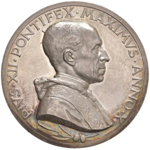 Papal Medals Collection - Pio XII (1939-1958). Medaglia annuale 1948 a.X. Di...