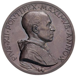Papal Medals Collection - Pius XII (1939-1958). Annual medal 1948 a.X. By.