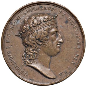 Italian Medals - Regno delle Due Sicilie. Ferdinando I di Borbone, ...