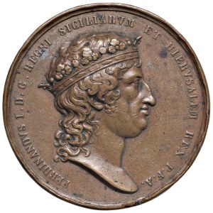 Italian Medals - Kingdom of the Two Sicilies. Ferdinand I of Bourbon, ...