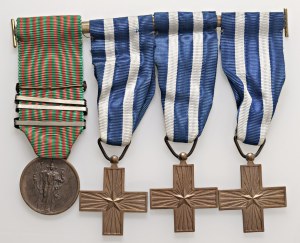 Italian Medals - Medagliere consisting of 4 medals. The lot compre...