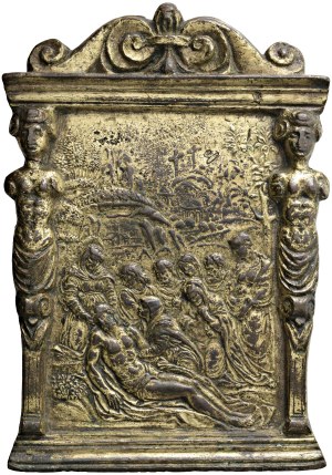 Italian Medals - Rome. Plaque - Peace. Lamentation over the dead Christ...