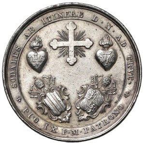 Italian Medals - Roma. Pio IX (1846-1878). Medaglia 1851. La Via Cr...