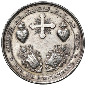 Italian Medals - Rome. Pius IX (1846-1878). Medal 1851. The Via Cr...