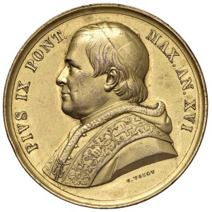 Italian Medals - Roma. Pio IX (1846-1878). Medaglia 1861 opus C. Vo...