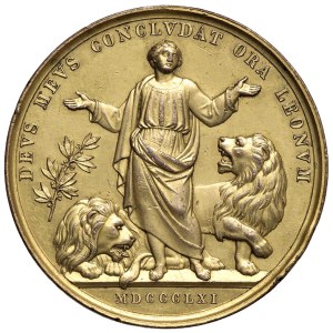 Italian Medals - Rome. Pius IX (1846-1878). Medal 1861 opus C. Vo...