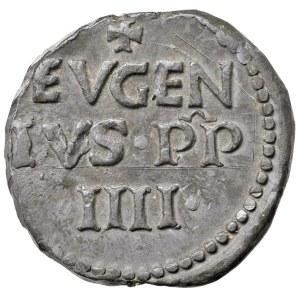 Włoskie medale - Rzym. Eugeniusz IV (1431-1437) Bulla papieska. Pb (g 4...