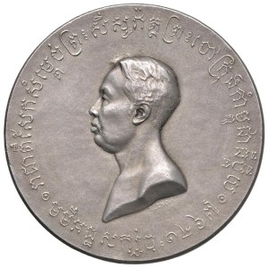 World Medals - Cambogia. Sisowath I (1904-1927). Medaglia 1906. P...