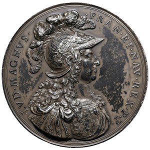 World Medals - Francia. Luigi XIV, medaglia NEC PLURIBUS IMPAR 16...