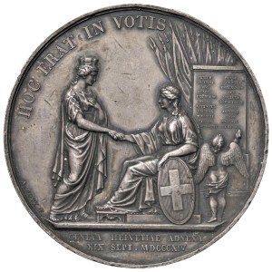 World Medals - Switzerland. Geneva. Medal 1824 for the 10th annive...