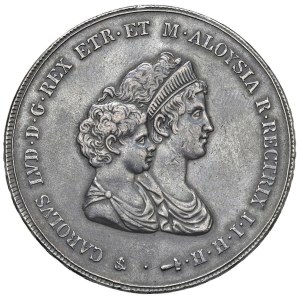 Italian mints - Regno d'Etruria. Carlo Ludovico di Borbone (1808-1...