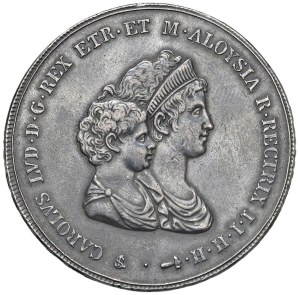 Italian mints - Kingdom of Etruria. Charles Ludwig of Bourbon (1808-1...