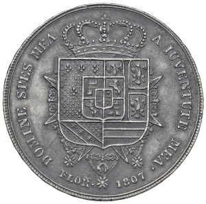 Italian mints - Kingdom of Etruria. Charles Ludwig of Bourbon (1808-1...