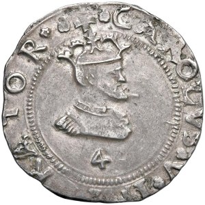 Italian mints - Messina. Charles V (1516-1556) 4 Tari 1555 Ag g. 11,...