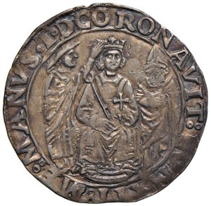 Italian mints - Kingdom of Naples. Alfonso II (1494-1495). Crowned....