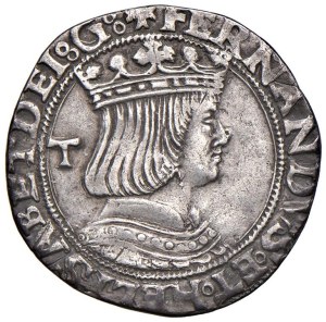 Italian mints - Kingdom of Naples. Ferdinand the Catholic and Elisab...