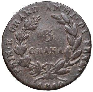 Italian mints - French period. Joachim Murat (1806-1815). 3 ...
