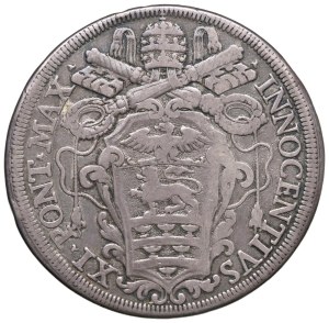 Italian mints - Rome. Innocent XI (1676-1689). Plate. Ag g. 30,...
