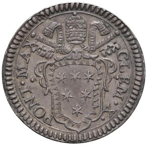 Italian mints - Rome. Clement X (1670-1676). Grosso of the possession ...