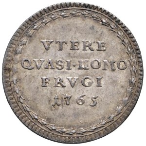 Italian mints - Roma. Clemente XIII (1758-1769). Grosso 1765 a.VII...