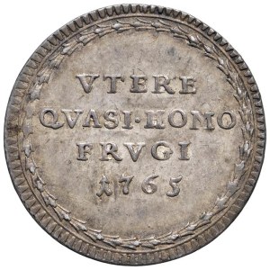 Italian mints - Rome. Clement XIII (1758-1769). Grosso 1765 a.VII...