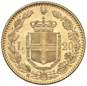Savoy - Kingdom of Italy. Umberto I (1878-1900). 20 Lire 188...